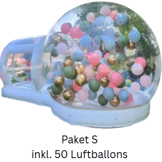 Buntes Luftballon-Geschäft mit 50 Luftballons im Paket S.